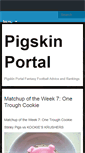 Mobile Screenshot of pigskinportal.com